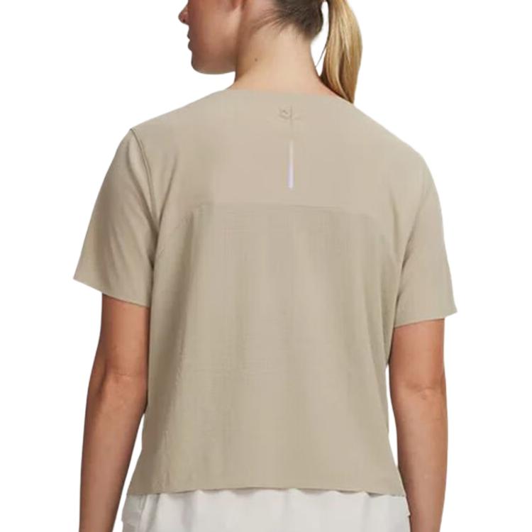 Under Armour Round Neck Pullover Sports Short Sleeve T-Shirt Women Tops 6012339-299