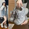 New spring and summer mesh breathable shoes versatile casual sports shoes platform dad shoes women