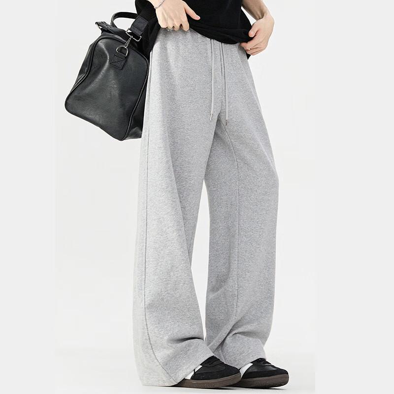 Fingercroxxit Men's Straight-Leg Loose Fit Sweatpants