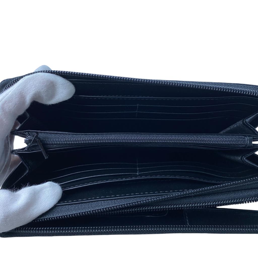Used DunhillPurse Black Leather Mens