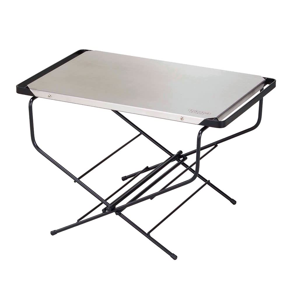 Hang Out Fireside Table Stainless Steel Silver Packaging FRT-5031ST (No Included)