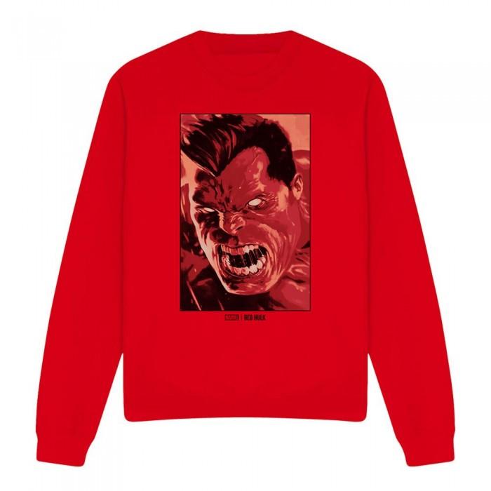 Marvel Unisex Adult Red Hulk Roar Sweatshirt