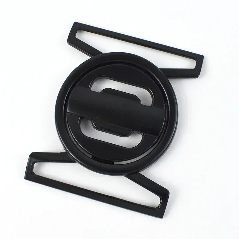 1/2/4/5Pcs Meetee 50mm Metal Belt Buckles Decor Button for Windbreaker Coat Down Jacket Sewing Clasp Buttons Clothes Accessory