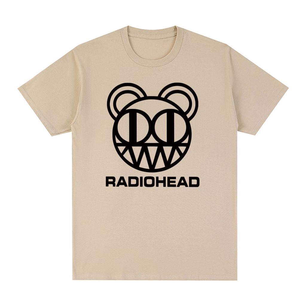 Radiohead Vintage T-shirt Rock n Roll Amnesiac Cotton Men T shirt New Tee Tshirt Womens Tops
