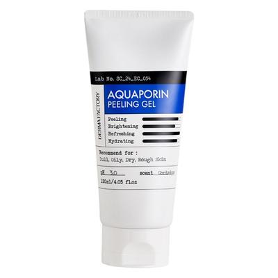 Dermafactory Aquaporin Peelingový gel 120 ml – Hydratační exfoliační péče bez podráždění pro hladkou, rozjasněnou pleť, Korejský