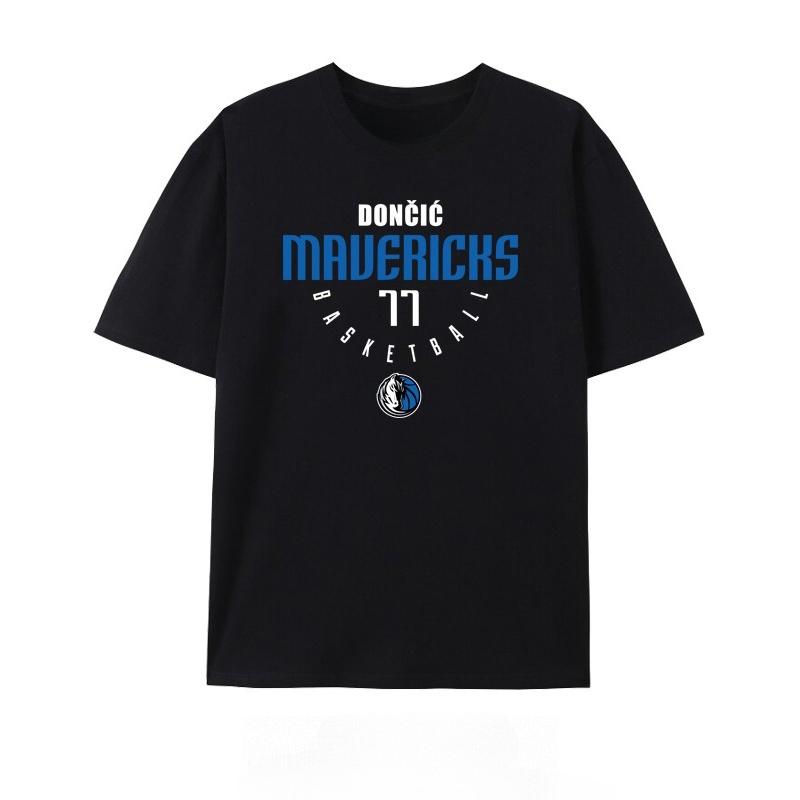 2025 Summer New Dallas Maverick Doncic 11 Kyrie Irving Same American Short-sleeved T-shirt Casual Men's Sports Training Clothes