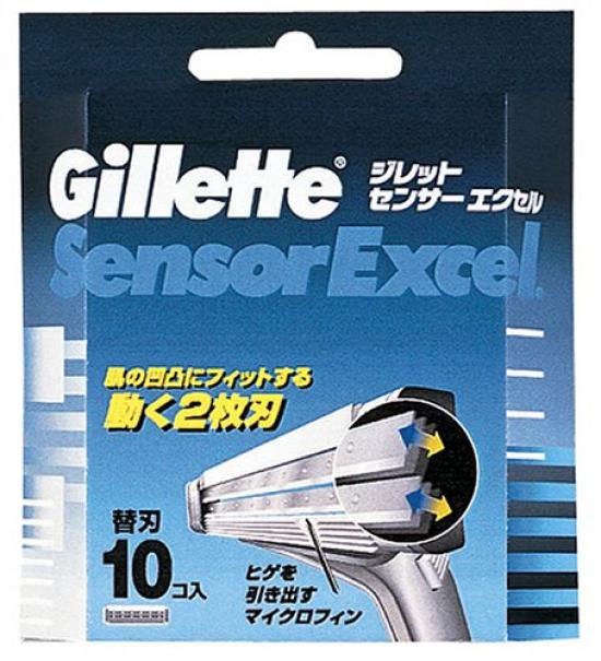 

Сменные лезвия для бритвы Gillette D58 Sensor Excel 10 шт.