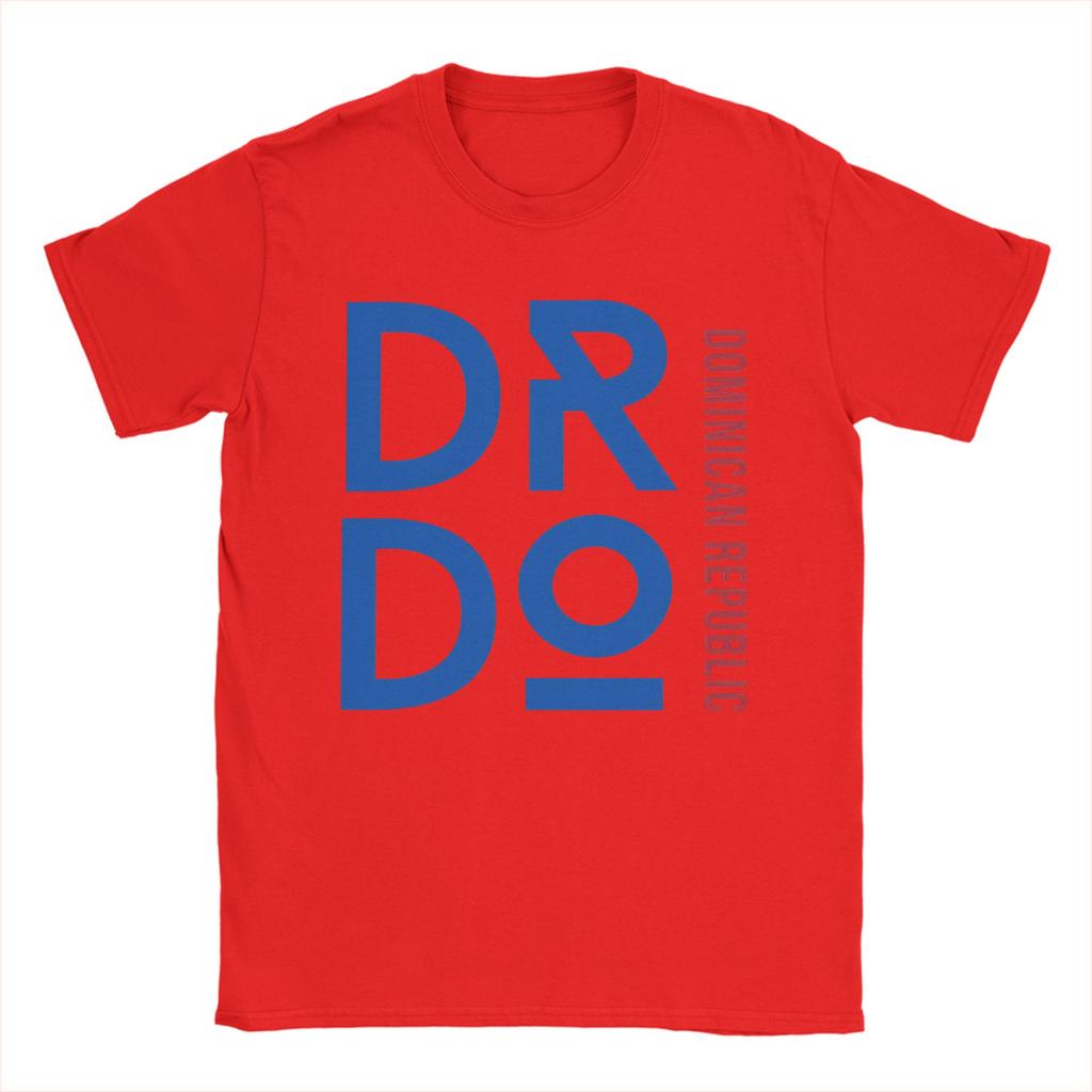Lettering Design DR Dominican Republic Summer  100 Cotton T Shirts For Unisex Harajuku Loose Tee Shirt Short Sleeves Y2K Top Tees