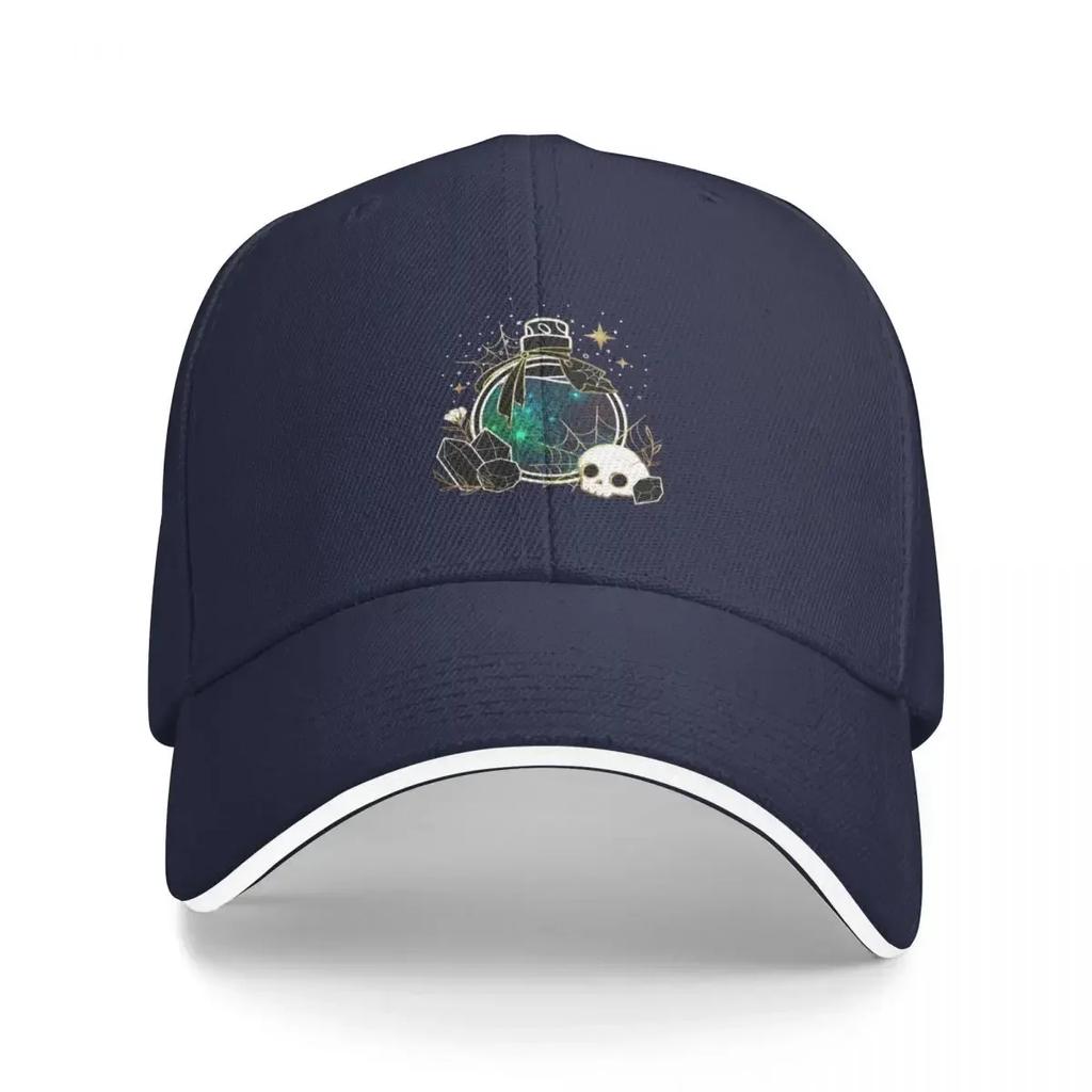 Mysterious Potion Bottle Baseball Cap Christmas Hat derby hat western Hat Unisex Caps Womens