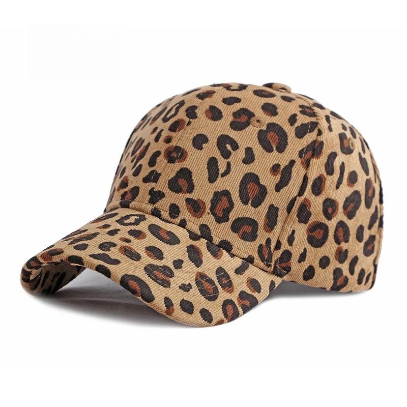 Full Animal Pattern Baseball Cap Leopard Print Adjustable Adjustable Snapback Trendy Fashionable Streetwear Casual Corduroy Dad Hat For Men Women