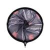 Black Aluminum Alloy Mesh Detachable Round Landing Net - Anti-Snag & High Imitation Carbon Fiber for Competition and Wild Fishing.