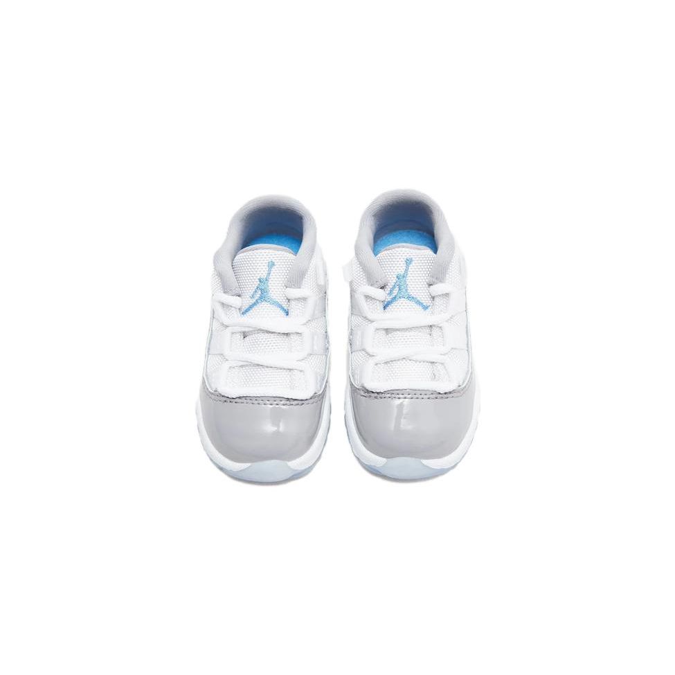 Air Jordan 11 Retro Low TD Cement Grey Baby Sneakers White University-Blue 505836-140
