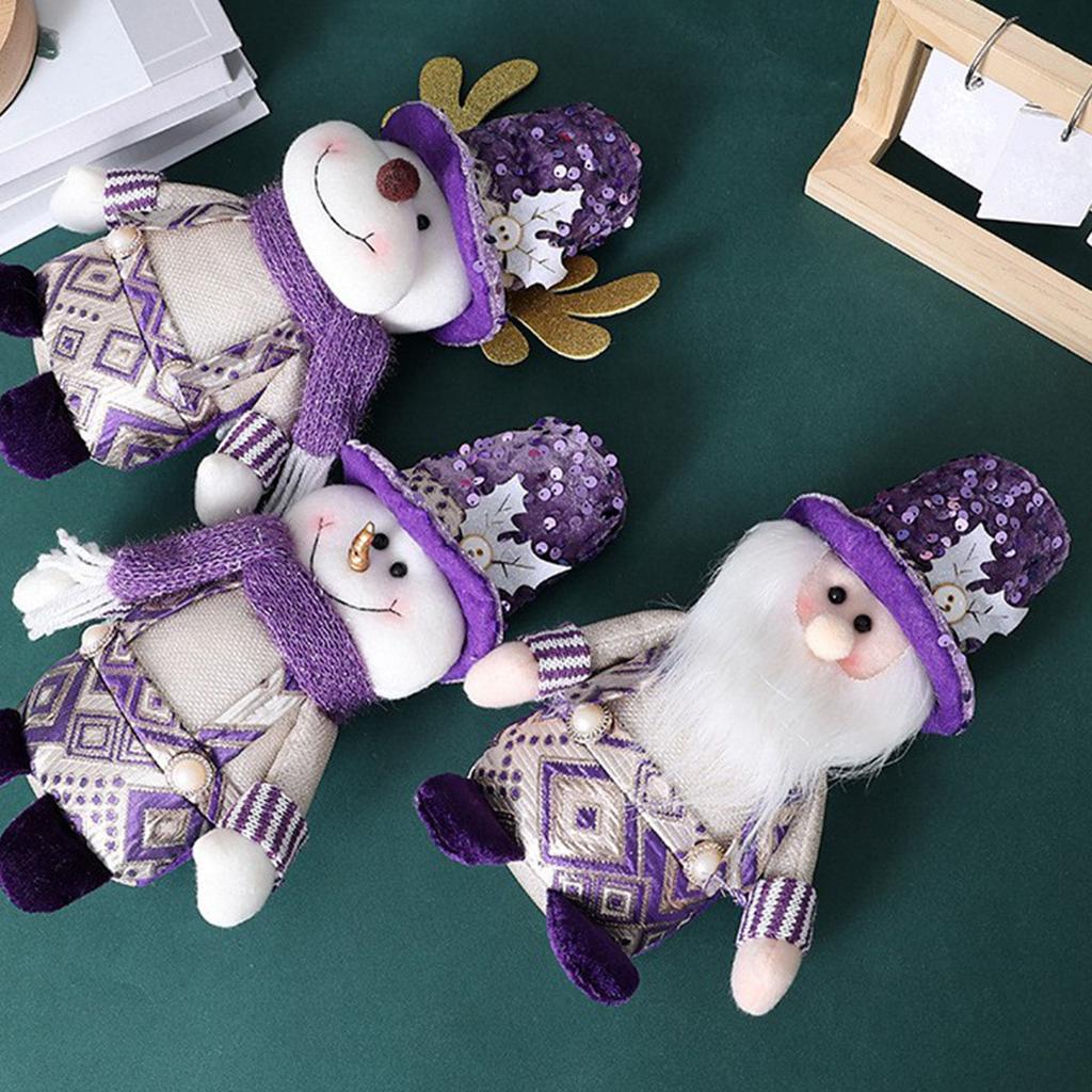 Christmas Plush Standing Snowman Old Man Elk Cute Christmas Party Gift Plush Standing Plush Toy, Children's Gifts