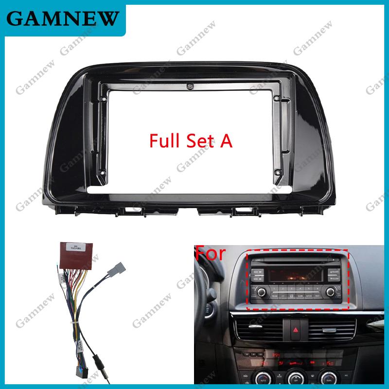 9 Inch Car Frame Fascia Adapter Canbus Box For Mazda CX-5 CX5 2015-2018 Android Big Screen Radio Audio Dash Fitting Panel Kit
