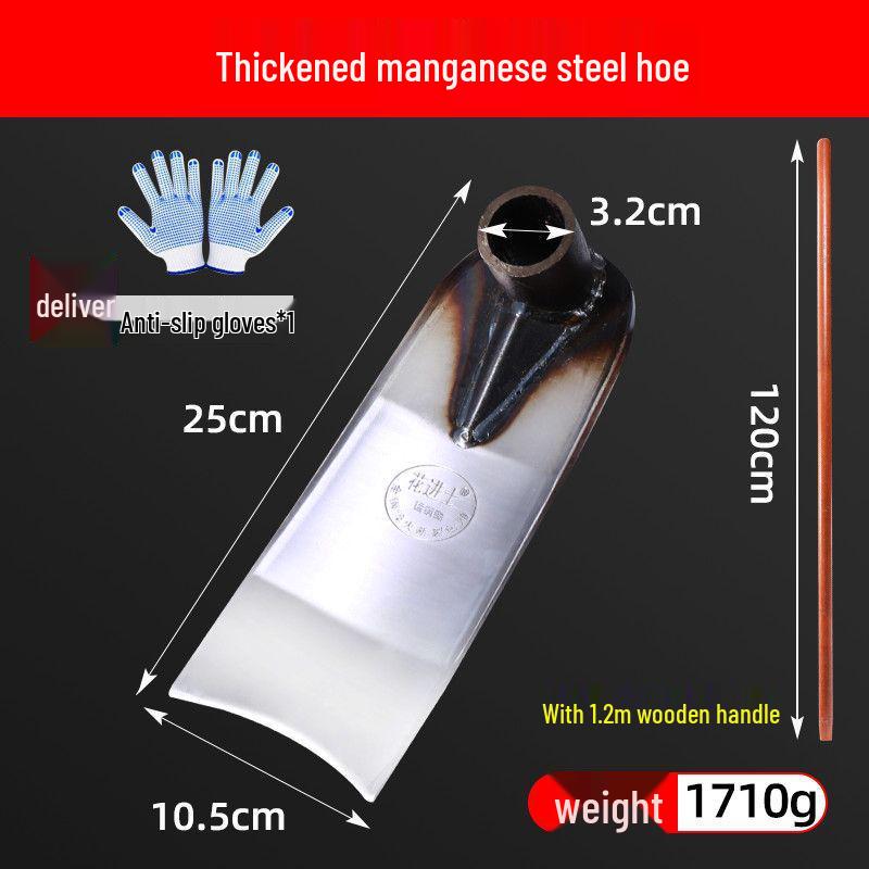 Manganese Steel Mattock Head for Gardening and Soil Loosening