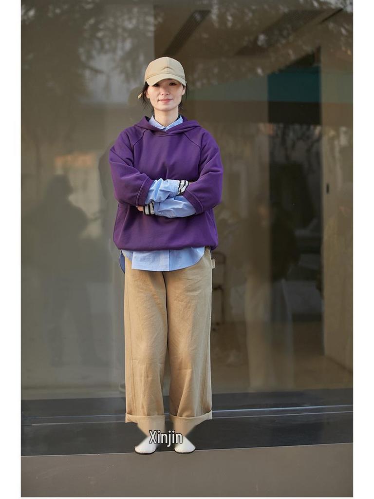2023 Spring Retro Khaki Linen-Cotton Wide-Leg Pants for Women