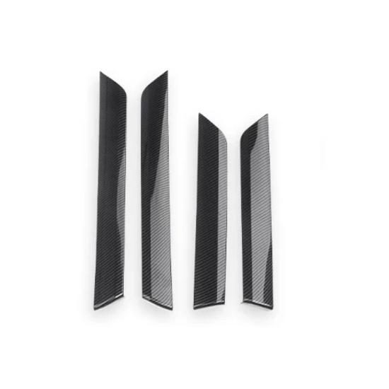 For Genesis GV80 2025 2026 Car Tuning Carbon Fiber Central Console Window Button Rear Air Vent Door Handle Cover Accessories LHD