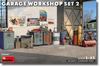 Miniart Garage Workshop Set 2 Plastic Model Kit MA35668 1/35 (Diorama)