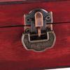 Schmuckkästchen Retro Alltagsbedarf Desktop-Aufbewahrung mit Schloss Schmuck Holz Geschenkbox