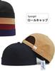 Spargel Cotton Rolled Fisherman No Brim 100% Cap, (Maximum Length 65cm), Men's/Women's (Navy, L)