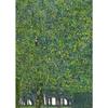 Gustav Klimt Green Flower Garden Flora Lady Wall Art Canvas Painting Nordic Poster and Prints Wall Picture for Living Room Decor