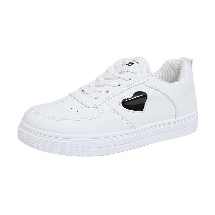 Fashion 2025 New Women Fashion Love Little White Shoes Spring Breathable White Casual Sneakers Woman Designer Shoes Zapatos De Mujer