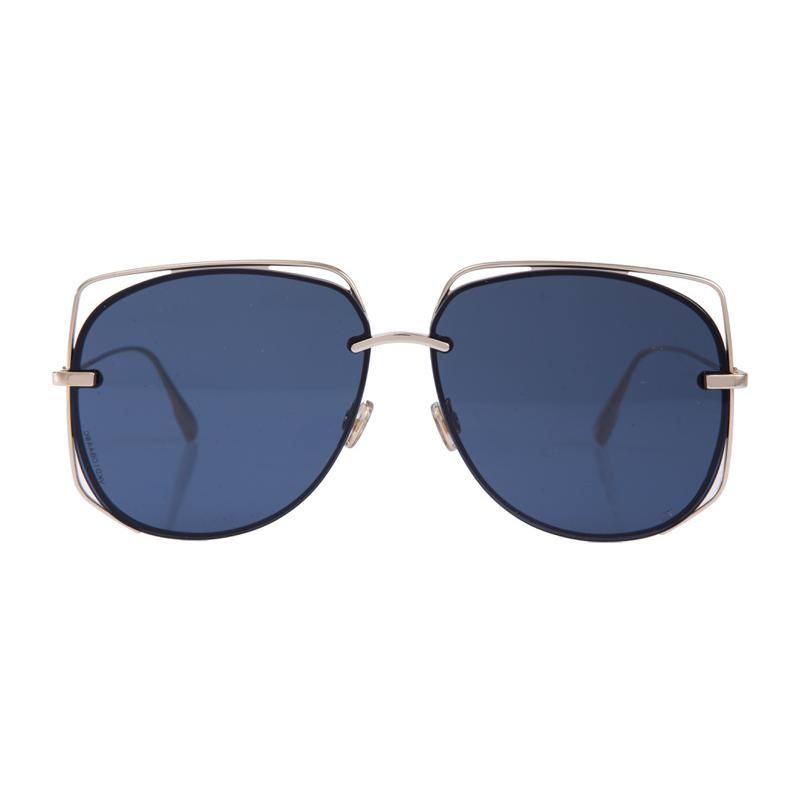 Dior Fashion Trend Alloy Round Frame Sunglasses Women sunglasses Silver DIORSTELLAIRE6-202084J5G61A9