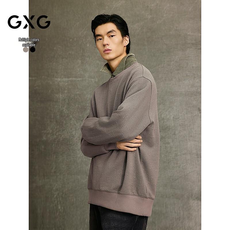 

Мужская толстовка GXG с круглым вырезом, жаккардовая, с длинным рукавом L