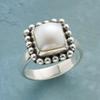 Anello da Donna Stile Bohemien Retrò Decorato con Perle Finte, Regalo Ideale per Compleanno, Anniversario, Matrimonio, Natale, San Valentino
