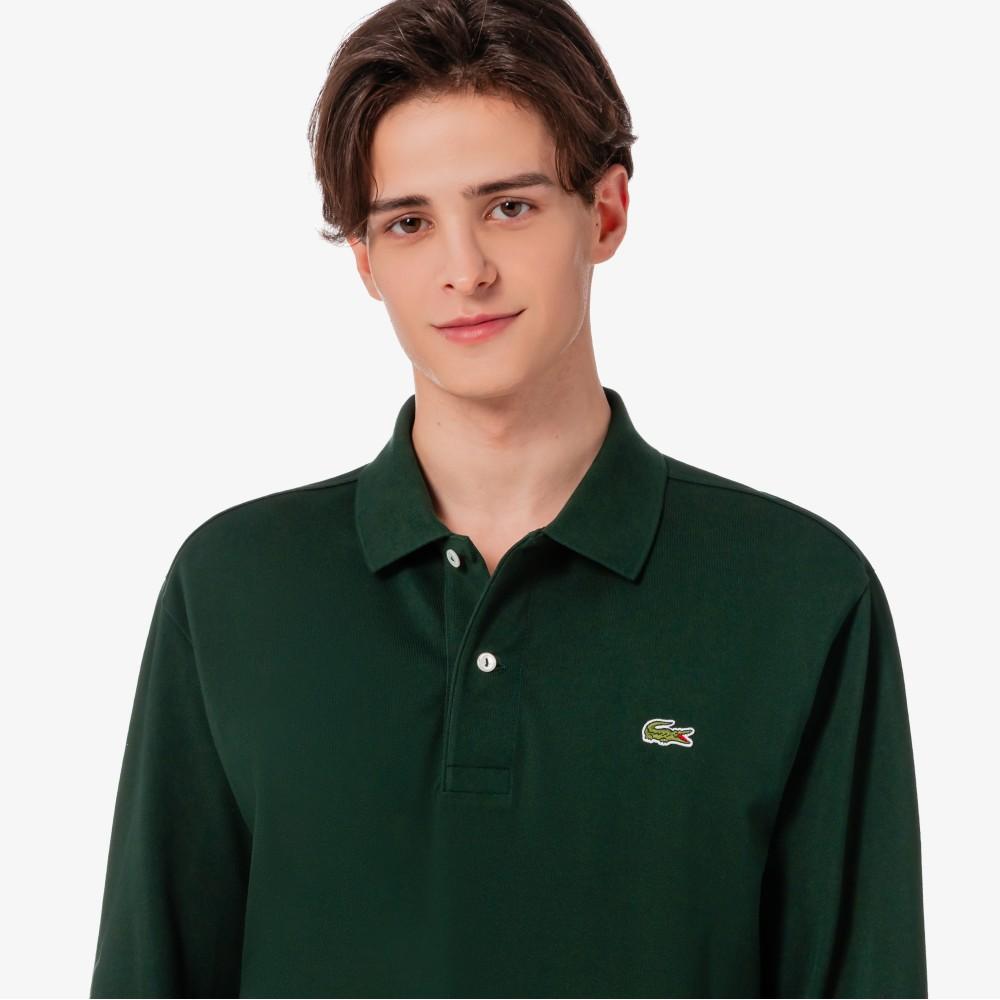 Lacoste Men's French Regular Fit Basic Long Sleeve Polo Shirt PH732E-56GYZP