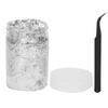 Nail Art DIY Gold Flakes Shiny Silver Foil Glitter Decoration Manicure Tool Silver Aluminum 10g