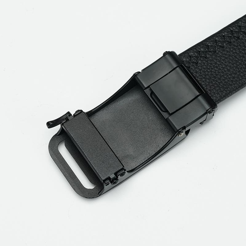 Men's Belt Automatic Buckle Belt Belt Young and Middle-aged Men's Belt