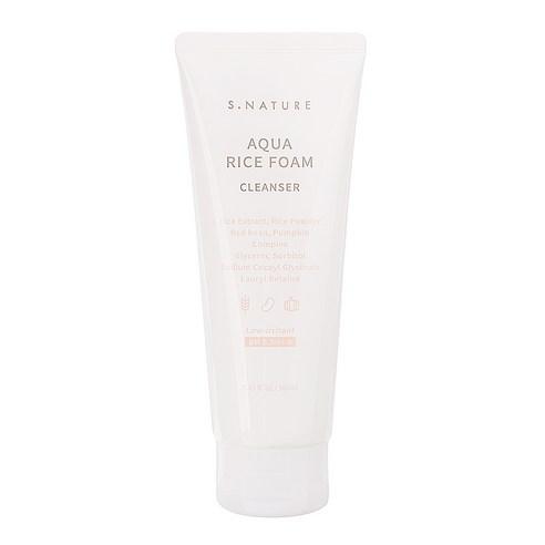 S.NATURE Aqua Rice Mild Acidic Cleansing Foam 160ml 160ml