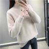Autumn and Winter New Mink Fleece Turtleneck Women's Loose Inner with Thickened Fashion Pullover Bottoming Knitted Sweater