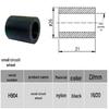 Double Row Nylon Support Wheel for Conveyor Systems