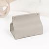 Tissue Box, Easy Open Waterproof PVC Leather Design, Simple Style Durable Anti-Crack Tissue Dispenser for Home Car Use