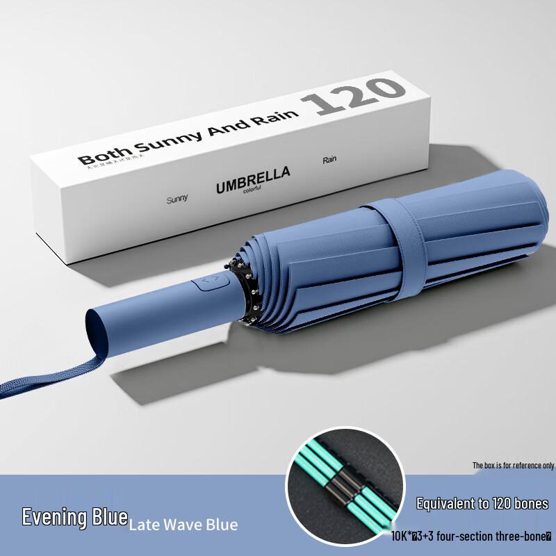 OEING Automatic 120-Rib Sun/Rain Umbrella