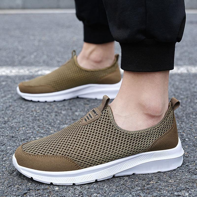 Neue Sportschuhe Herrenschuhe Low-Top-Schuhe Weichsohlige Schuhe Lässige Slipper Laufschuhe