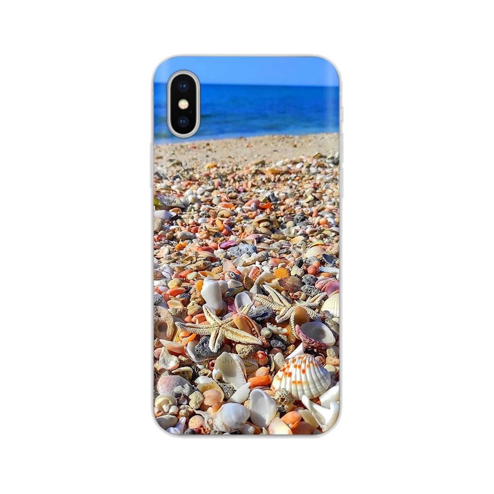 For iPhone X Case For iPhone Xs Case Fashion Soft Silicone Housing For iPhoneX Transparent Phone Back Covers Shell Flowers Coque