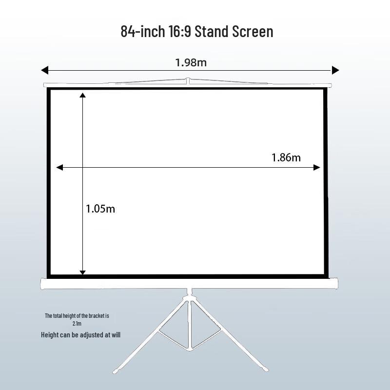 Portable Tripod Projector Screen