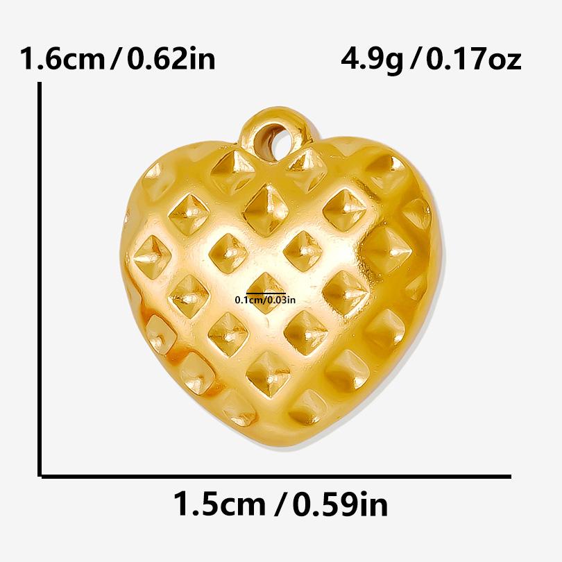 5pcs/Lot Gold Color New Bowknot Sun Heart Stainless Steel Pendants For Jewelry Making Supplies DIY Charms Bulk Earrings Pendant
