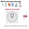 16A MINI WLAN Schalter DIY Smart Home 2-Wege Steuerung Relais Smart LIfe APP Steuerung Fernbedienung Timer Funktioniert Mit Alexa Google Home Alice