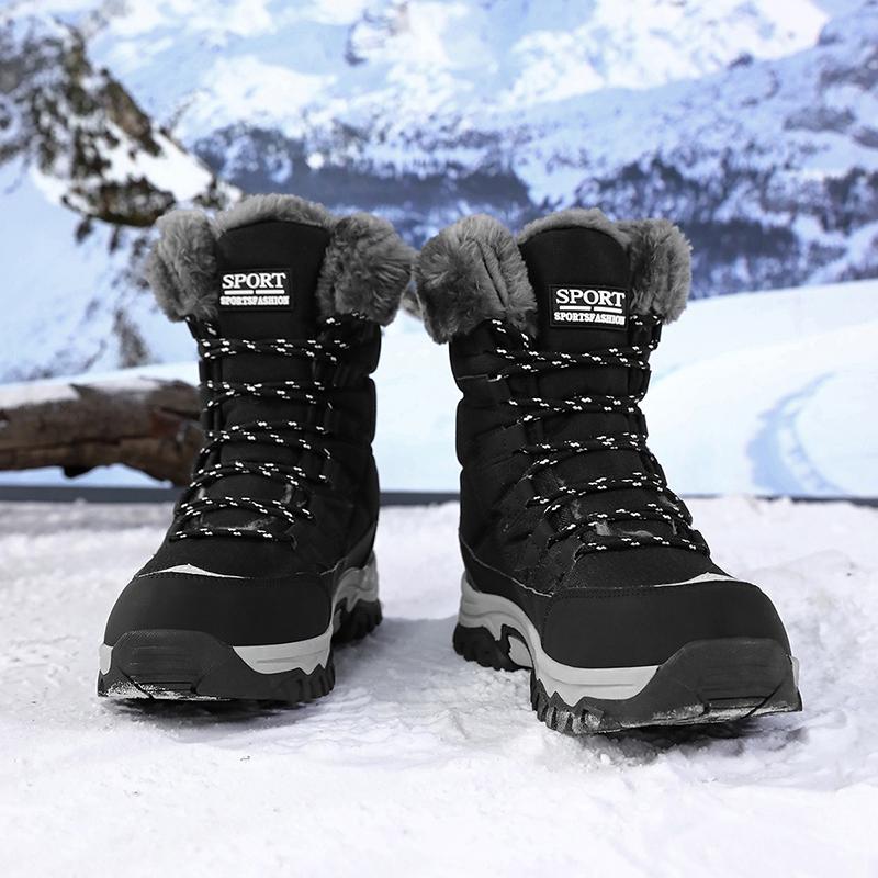 Winter Women's High-top Non-slip Waterproof Wear-resistant Snow Boots Korean Winter Boots