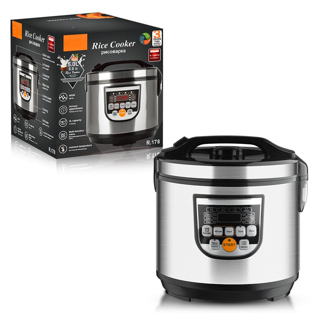 5L Large Capacity Kitchen Constant Temperature Cooking Pot Intelligent Rice Cooker Household Multifunctional Rice Cooker