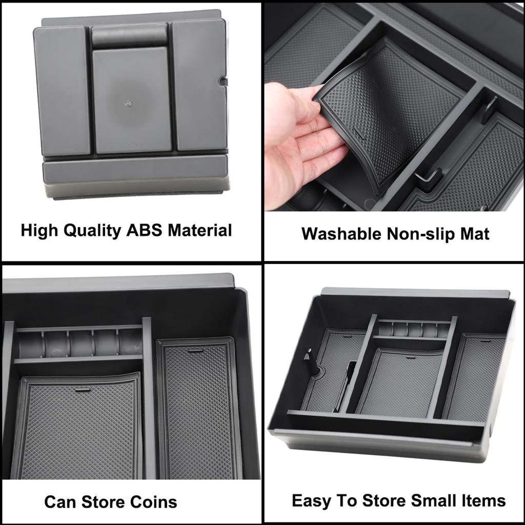 Car Center Armrest Storage Box Container Case Holder for Jeep Wagoneer L for Jeep Grand Wagoneer L 2025+ Interior Accessories
