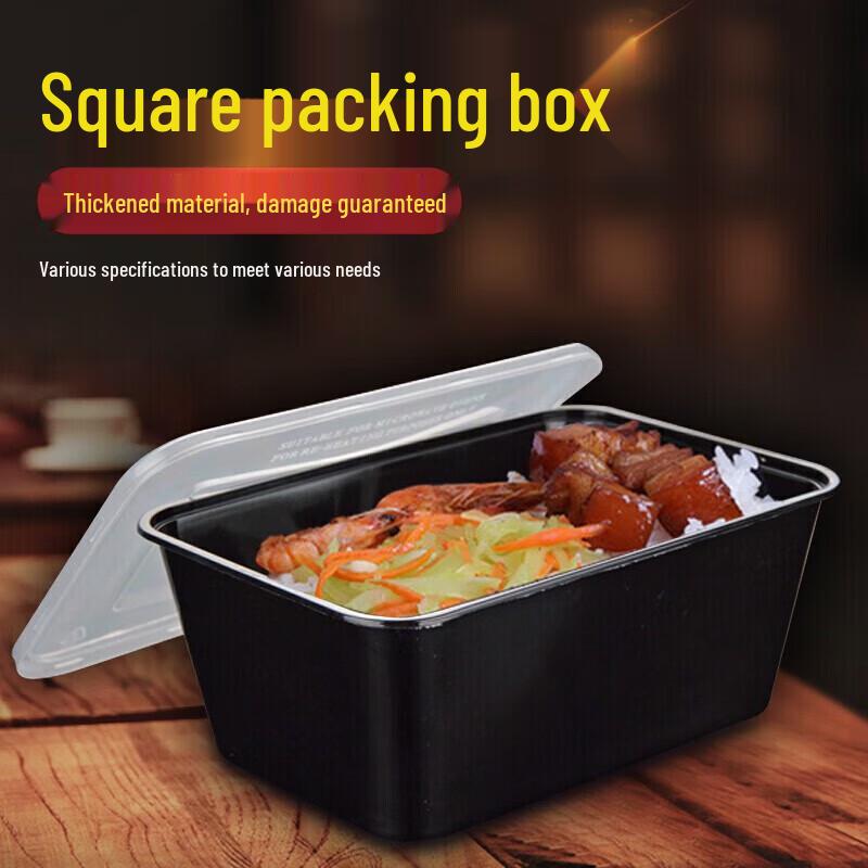

Disposable Rectangular Plastic Food Containers