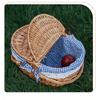 Shopping Storage Hamper Basket Handle Picnics Bag Willow Weaving Storage Hamper for Quality Lifestyle Seekers
