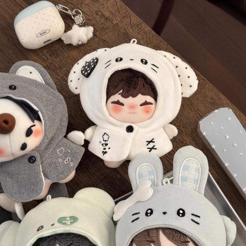 10cm Cotton Doll Cape Angel Fantasy Series Star Print Adorable Doll Cloak for Mini Doll Dress Up Hobbyist Gift Decoration