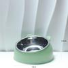 Popular Slanted Stainless Steel Pet Bowl - Detachable, Washable, Anti-Spill Design for Cats & Dogs.