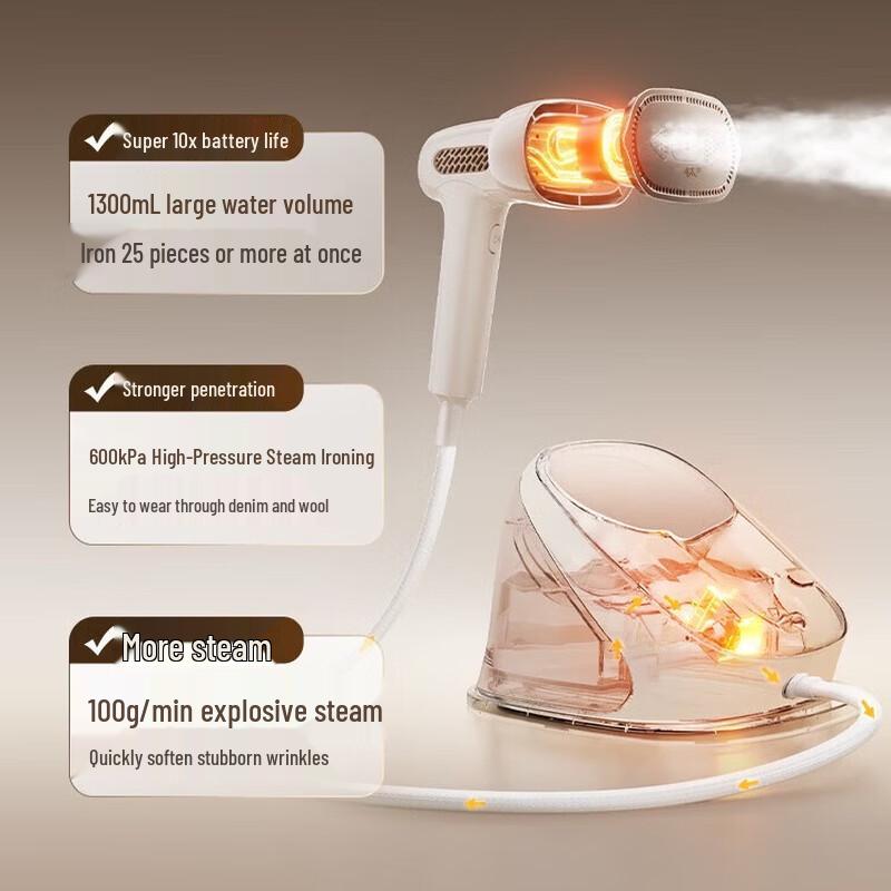 SUPOR Base-Station Suction Garment Steamer